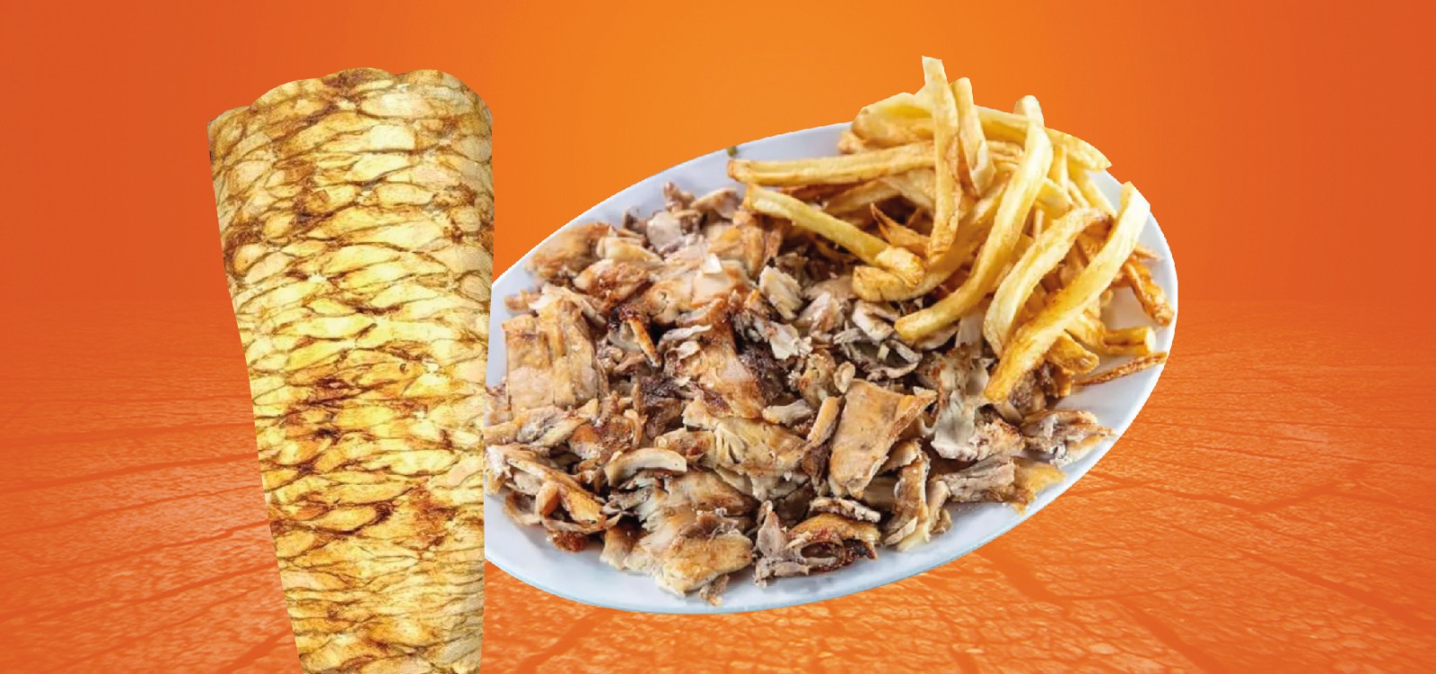 طبق شورما دجاج