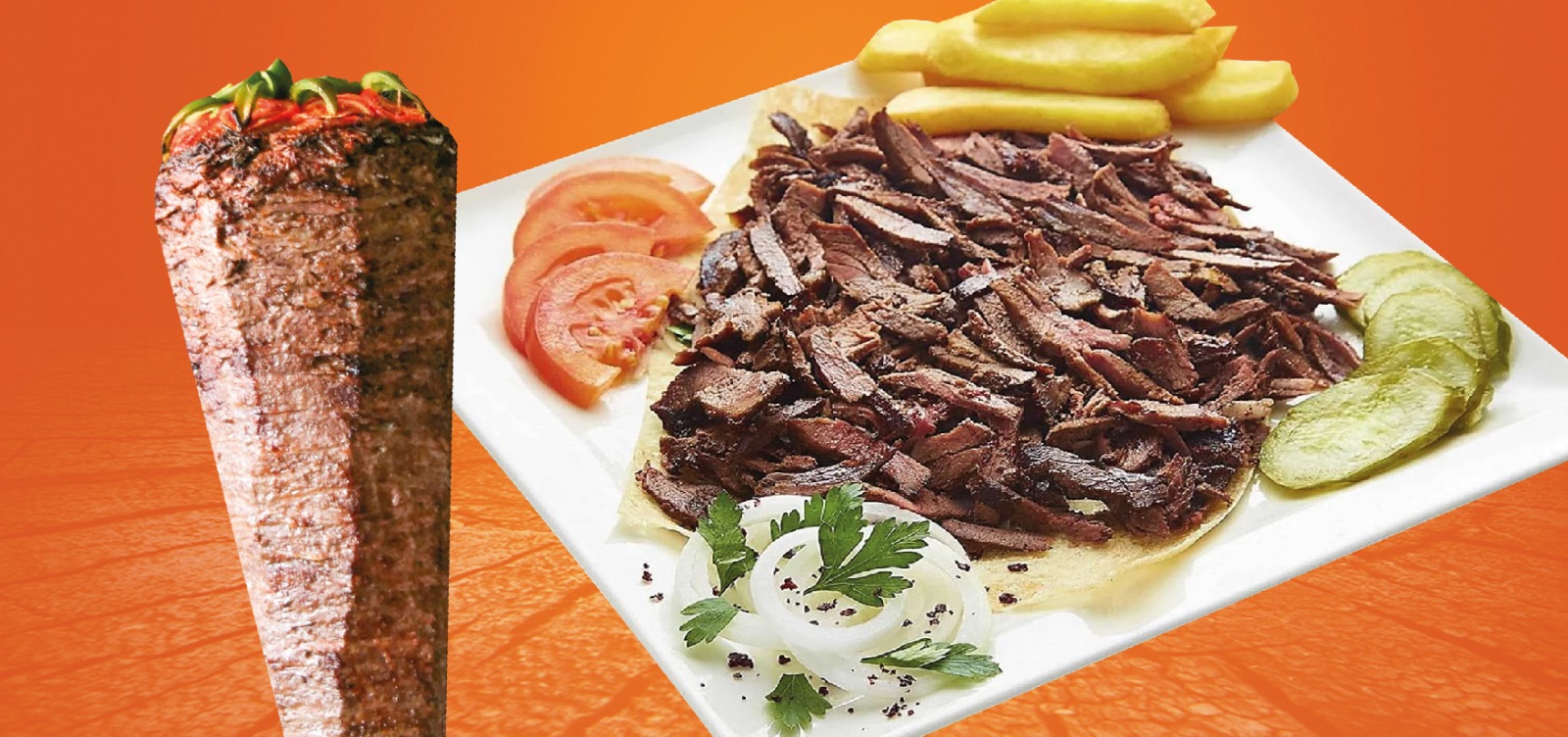 طبق شورما عجل