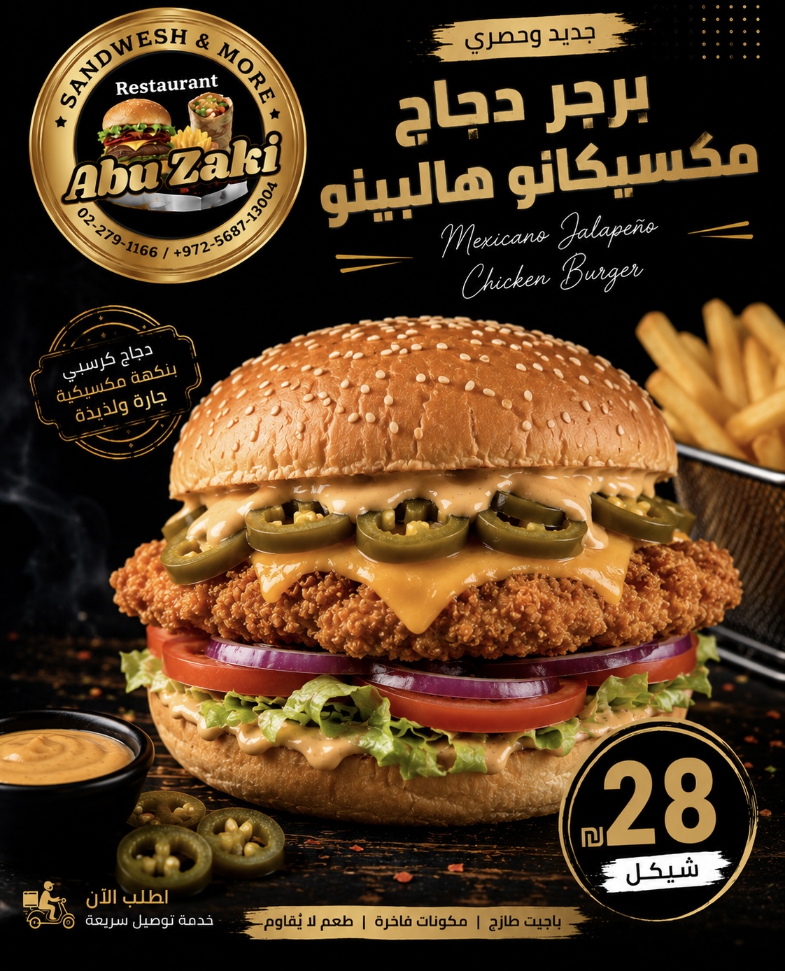برجر جاج مكسيكانو هلبينو
